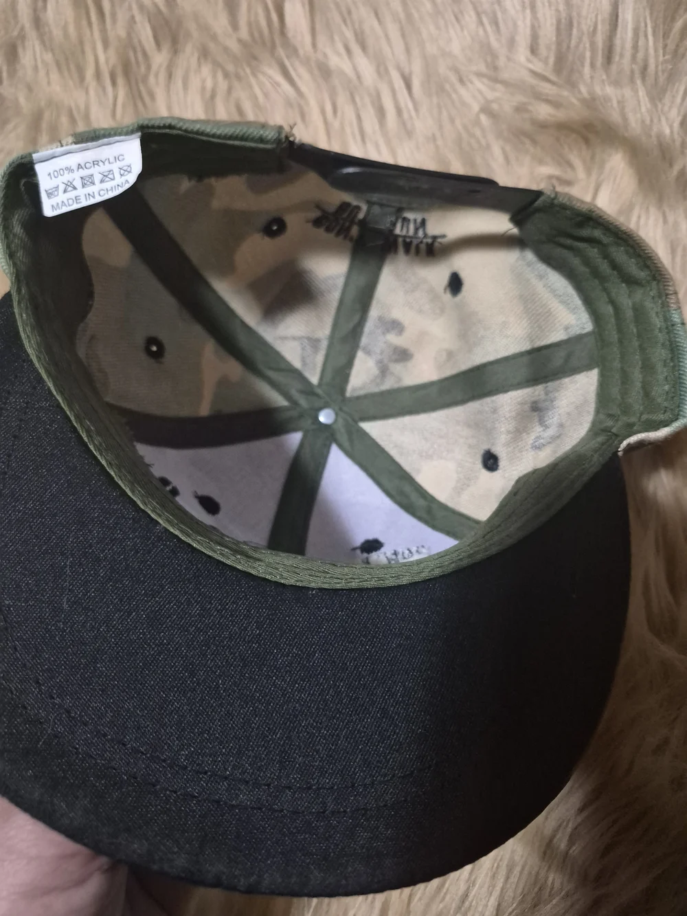 Camouflage Flat Brim Snapback Hat
